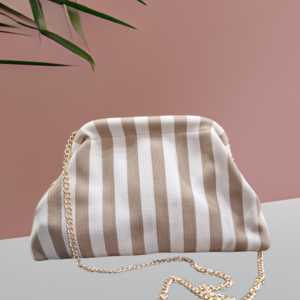 BOLSO RAYAS BEIG